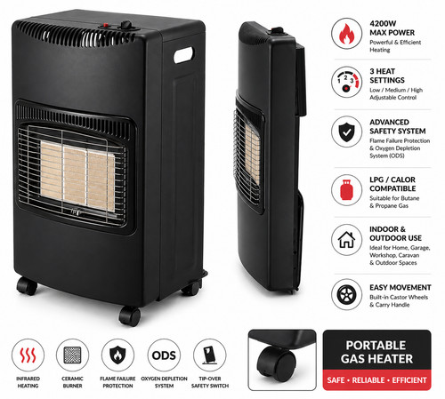 2kw portable home butane - 4.2kw,